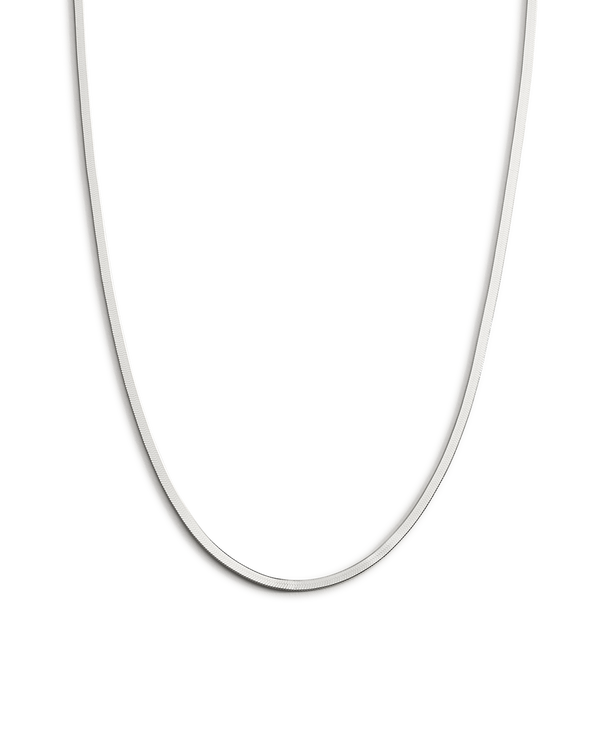 Elemental Herringbone Chain - Silver