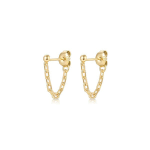 Bruce Chain Stud Earrings