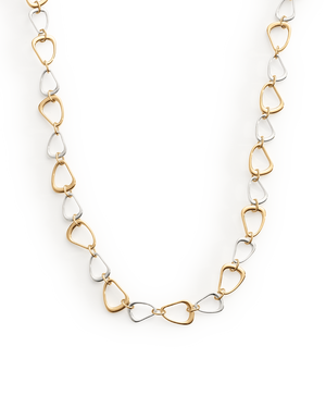 Flux Necklace - Mixed Metal