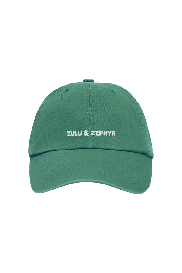 The Zulu & Zephyr Cap - Cocoa and Tallow Green