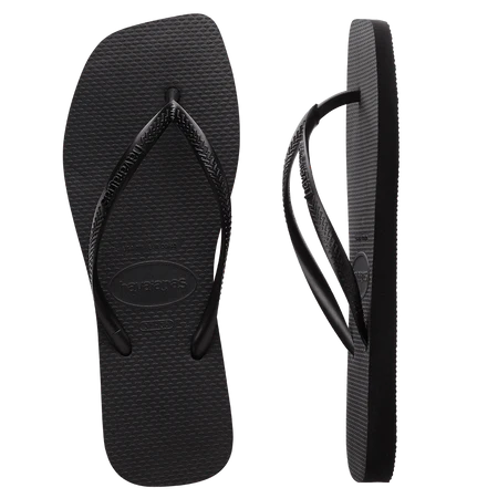 Slim Square Toe Thongs