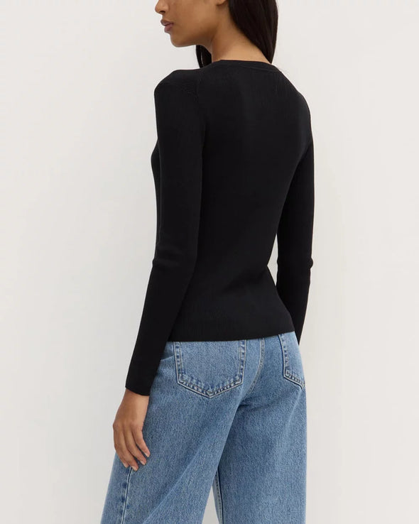 Amira Knit Long Sleeve Tee