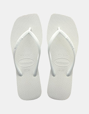 Slim Square Toe Thongs