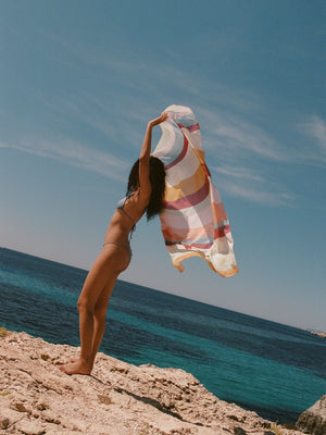Square Pareo - Iris
