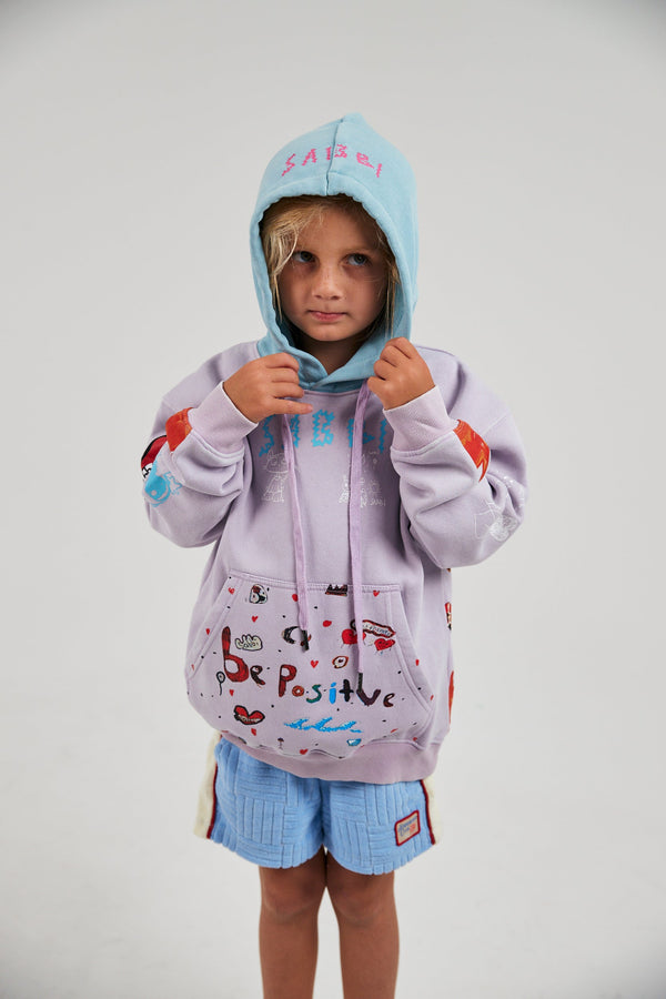 THE BE POSITIVE KIDS HOODIE