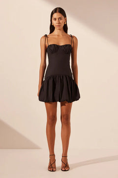 Maiori Gathered Bubble Mini Dress