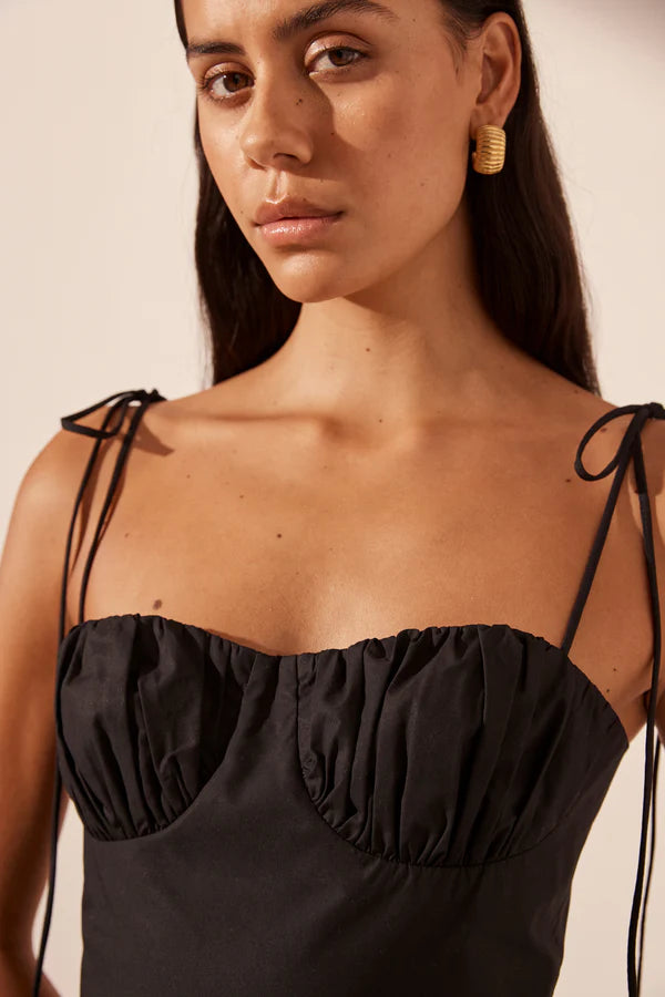 Maiori Gathered Bubble Mini Dress