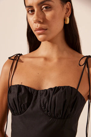 Maiori Gathered Bubble Mini Dress