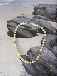 Beaded Necklace - Cream