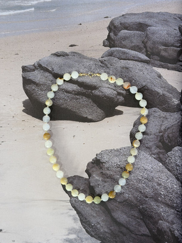 Beaded Necklace - Cream