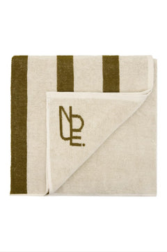 Nude Emblem Stripe Towel