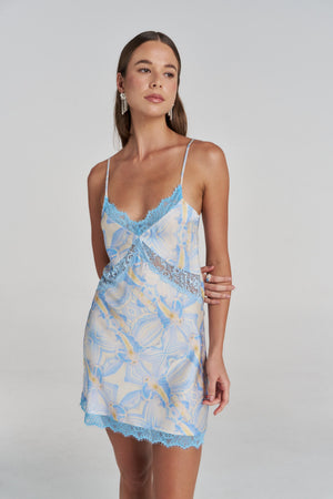 Siren Lace Mini Dress - Orchid Prism
