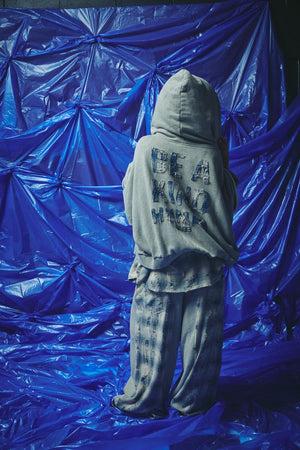 The Be a Kind Human Hoodie - Blue