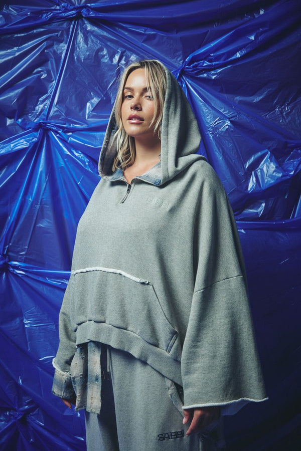 The Be a Kind Human Hoodie - Blue
