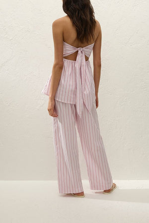 Paloma Pant Fiori Stripe Palazzo