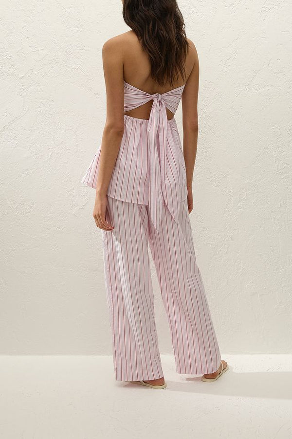 Paloma Pant Fiori Stripe Palazzo