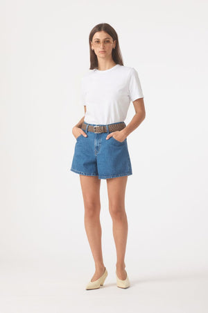 Edie High Relaxed Short - Anchor