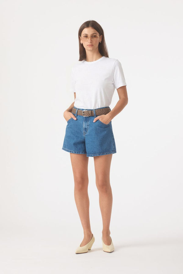 Edie High Relaxed Short - Anchor