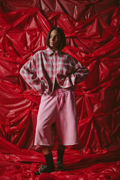 Be A Kind Human Oversized Shirt - Pink