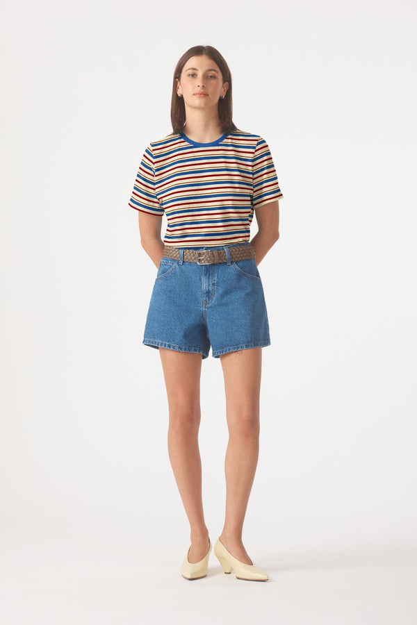 Edie High Relaxed Short - Anchor