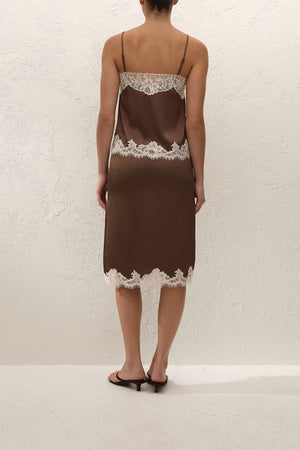 Marisol Skirt - Chocolate Lace