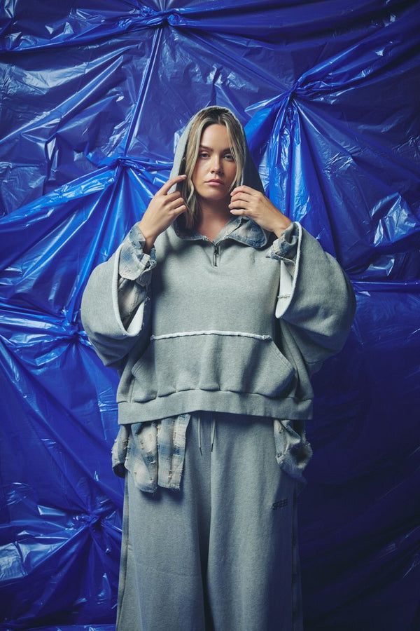 The Be a Kind Human Hoodie - Blue