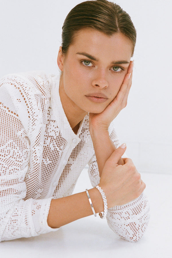 Dylan Bangle Silver