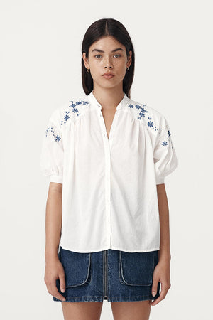 Cora Spring Blouse - Cobalt Étoile