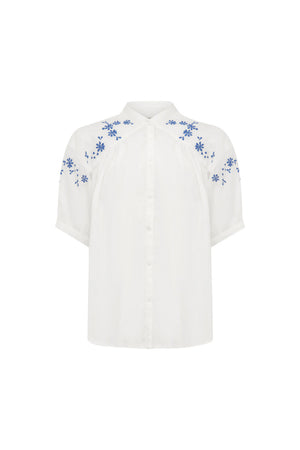 Cora Spring Blouse - Cobalt Étoile