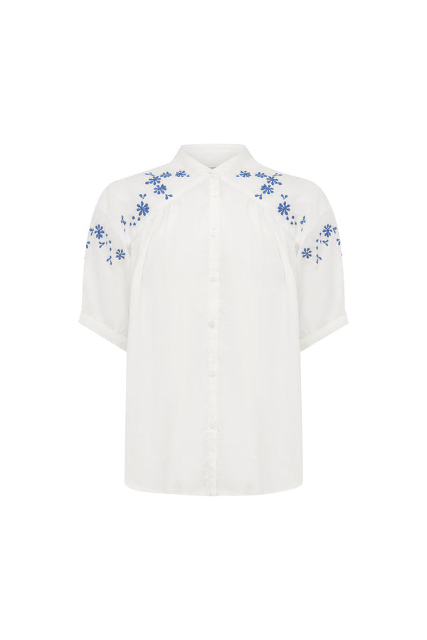 Cora Spring Blouse - Cobalt Étoile