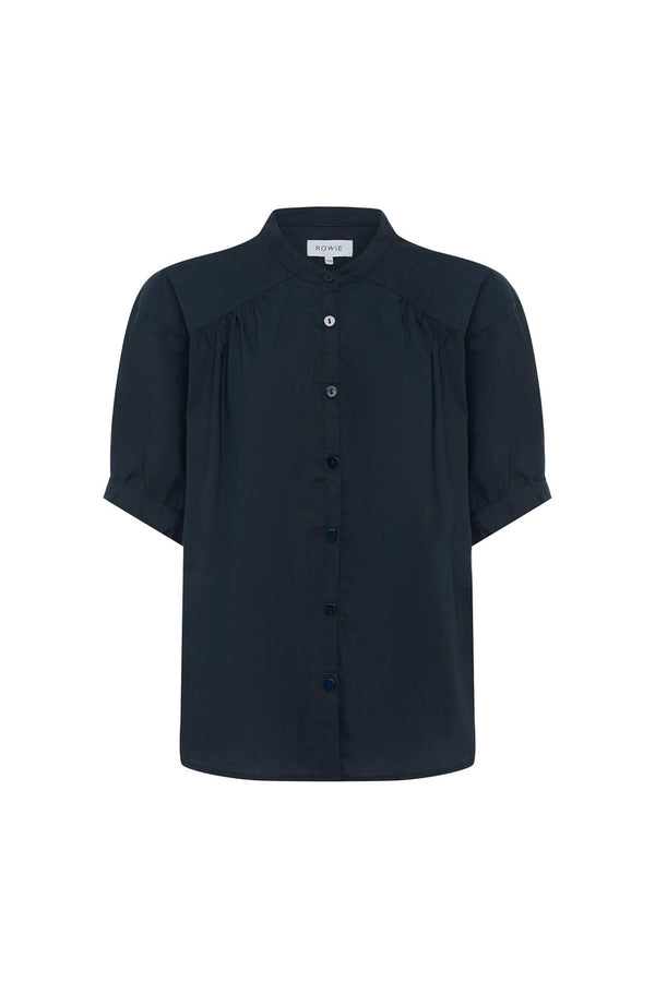 Cora Spring Blouse - Ink Cotton