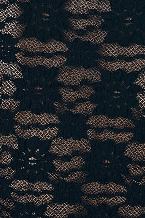 Galo Sunflower Lace Tee - Noir