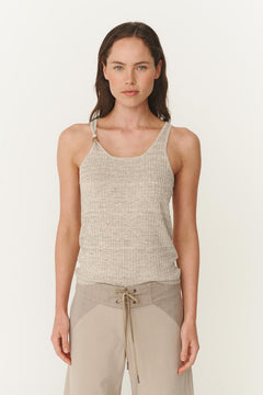 Haven Bead Linen Tank