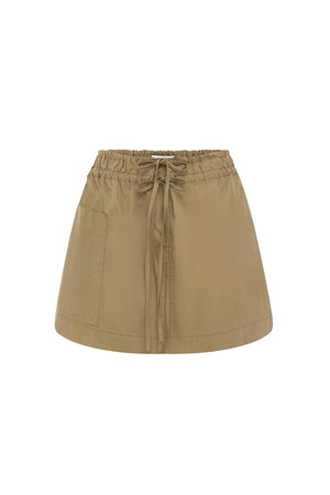 Jessica Cargo Mini Skirt - Washed Khaki