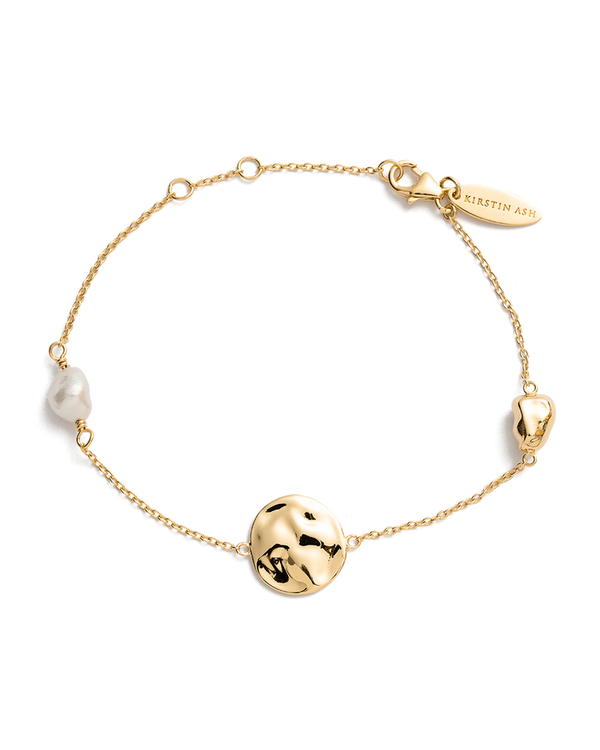 Tidal Pearl Bracelet - Gold