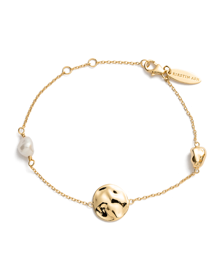 Tidal Pearl Bracelet - Gold