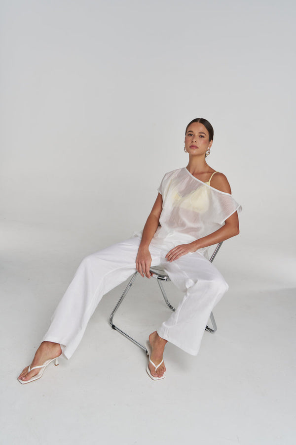 Crystal Top - White