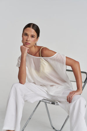 Crystal Top - White