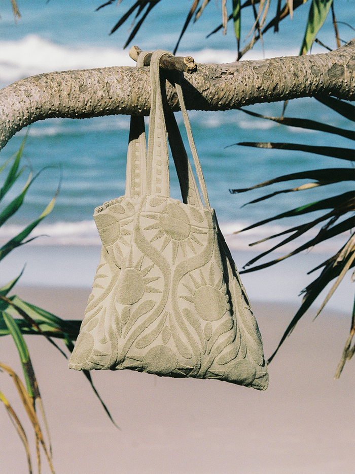SUNDOWN TOWELLING TOTE